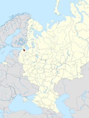 Location of Saint Petersburg