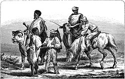 Batlhaping on a journey (1881)