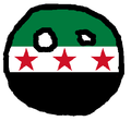  Syria between 1932 and 1958 and between 1961 and 1963 (flag used by the rebels)