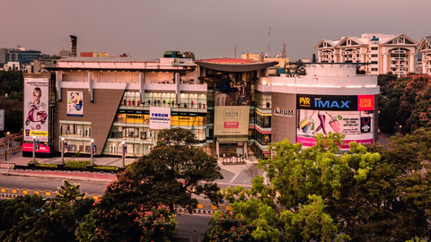 Aerial view of The Nexus Mall