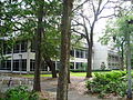 Northeast corner of Holland Law Center