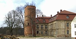 Zichow Castle with medieval keep