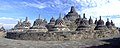 Image 74Stupas on upper terraces of Borobudur temple in Central Java. (from Tourism in Indonesia)