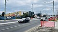 The site of the former level crossing at Parramatta Road