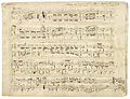 Image 9 Polonaise in A-flat major, Op. 53 (Chopin) Sheet music for the Polonaise in A-flat major, Op. 53, a solo piano piece written by Frédéric Chopin in 1842. This work is one of Chopin's most admired compositions and has long been a favorite of the classical piano repertoire. The piece, which is very difficult, requires exceptional pianistic skills and great virtuosity to be interpreted. A typical performance of the polonaise lasts seven minutes. More selected pictures