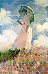 Study of a Figure Outdoors: Woman with a Parasol, Facing Left, (Suzanne Hoschedé), 1886, Musée d'Orsay