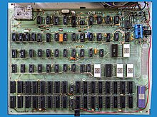 CyberVision 2001 Logic Board containing 91 integrated circuits.