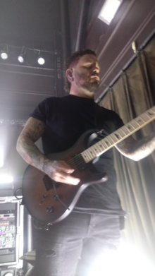 Waring performing with Between the Buried and Me in 2021