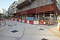 宋皇台站B出口工地（2017年10月）