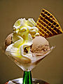香草巧克力姜面包冰淇淋