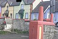 Brightly painted houses in Julianstown