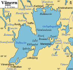 Map of Värnen