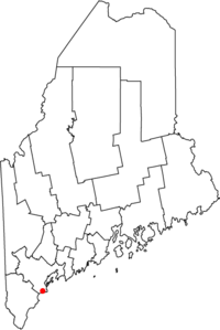 Location in the state of Maine