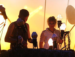Purity Ring performing live in 2013