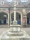 War memorial at Monmouth School, Monmouth, Monmouthshire, Wales, Great Britain