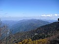 從劍山登山道眺望的高城山