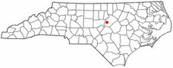 埃佩克斯于北卡罗来纳州的位置
