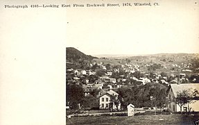 View east from Rockwell Street, 1876
