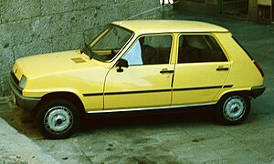 The 1972 Renault 5 was one of the last successful mid-engine, front-wheel-drive cars.