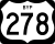 U.S. Highway 278 Bypass marker