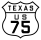 Business U.S. Highway 75 marker