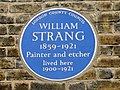 William Strang plaque