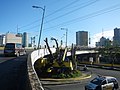 The bridge approaching Makati