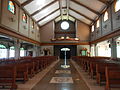 The view of the nave towards the narthex