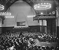 Image 12Meeting in the Hall of Knights in The Hague, during the Congress of Europe (9 May 1948) (from History of the European Union)