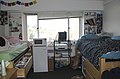 旧金山大学吉尔森楼学生宿舍（日语：学生寮）房间内部