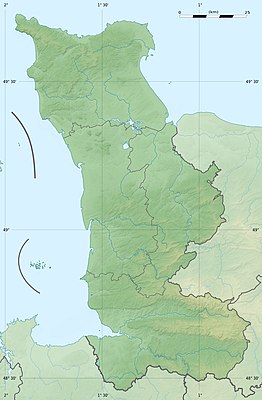 Location map France Manche