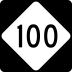 North Carolina Highway 100 marker