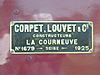 Builder's plate for Corpet-Louvet locomotive serial number 1679