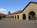 Stanford University, Stanford (CA), place and park in front of the Memorial Church