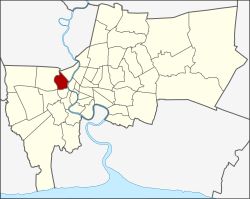 Khet location in Bangkok