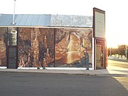 Kartchner Cavern Mural in the historic Benson Railroad District