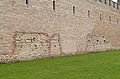 The Roman walls, Cardiff Castle