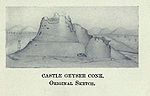 Original sketch of the Castle Geyser