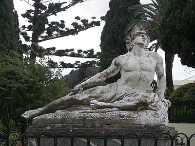 Dying Achilles, Achilleion Palace, Corfu, Greece