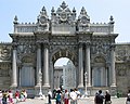 Image 42One of the main entrance gates of the Dolmabahçe Palace. (from Culture of Turkey)