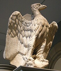 The eagle lectern, in the form of the Eagle of St John
