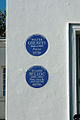 Blue plaques to Walter Greaves and Hilaire Belloc in Chelsea