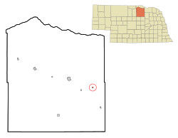 Location of Page, Nebraska
