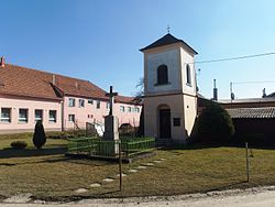 Memorial to the victims of World War I and a belfry