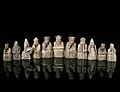 Image 38The 12th-century Lewis chessmen in the collection of the National Museum of Scotland (from History of chess)