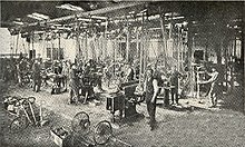 Mechanical workshop with modern machine tools for the production of the Stelka cars
