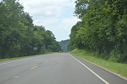 State Route 7 just east of Crown City