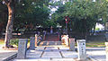 台中公园内的县社台中神社遗迹，正殿中央改为孔子像