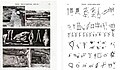 You could interpret a number of these as Egyptian hieroglyphs, natural/neutral ideograms, or proto Sinaitic script. So how do you choose -- "Which one was the author thinking in?"