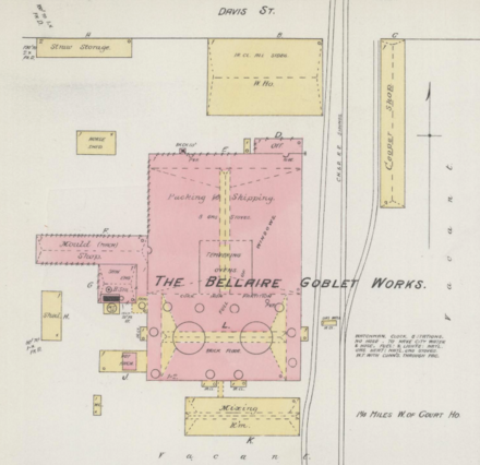 map of large glass works